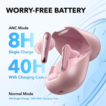 soundcore Liberty 4 NC Kabellose Earbuds mit Noise Cancelling, Rosa