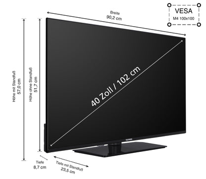 TELEFUNKEN XF40VP750M Smart TV - 40 Zoll Full HD Schwarz