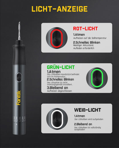 Fanttik T1 Max Präzisions Lötkolben Set - C210 Spitzen