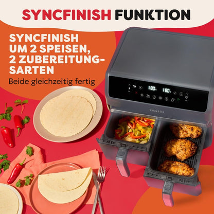 Instant Pot Vortex Dual Heissluftfritteuse 8 l Trüffelgrau