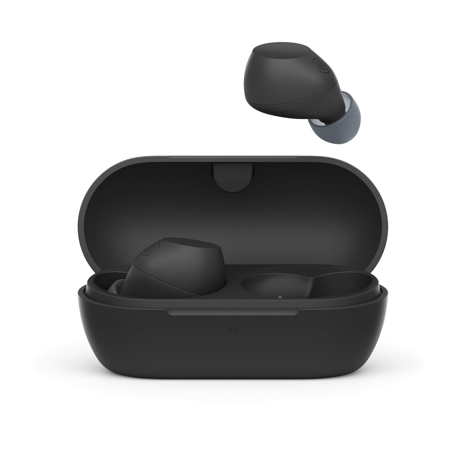 Sony WF-C710NSA Truly Wireless Noise Cancelling Earbuds schwarz, In-Ear-Form mit kompaktem Ladeetui