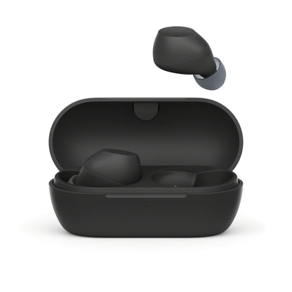 Sony WF-C710NSA Truly Wireless Noise Cancelling Earbuds schwarz, In-Ear-Form mit kompaktem Ladeetui