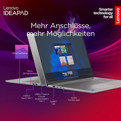 Lenovo IdeaPad Slim 5i Laptop - 14" OLED i7 Luna Grau
