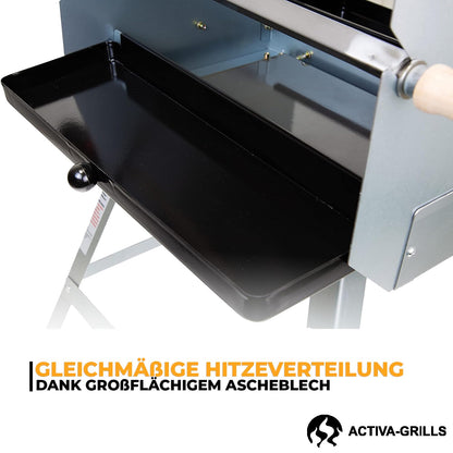 ACTIVA Mutzbratengrill Mangal Holzgrill – Motor & Spiesse
