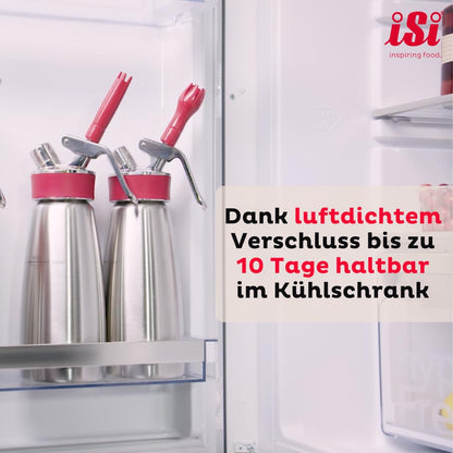 ISI Gourmet Whip Plus Sahnespender Edelstahl 0.25 L