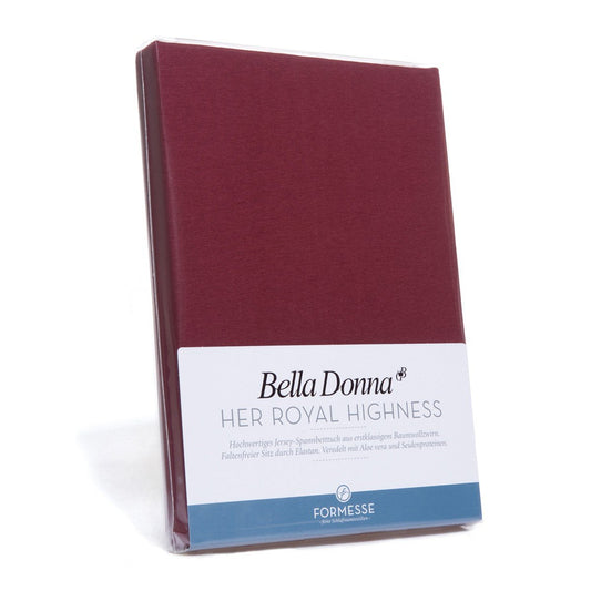 Formesse Bella Donna Jersey Spannbettlaken - Leinen. Beige Spannbettlaken aus Jersey. Schützt Matratzen und sorgt durch Elastizität für faltenfreien Sitz auf Boxspringbetten.
