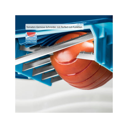 Genius Nicer Dicer Chef Gemüseschneider 15 tlg - Blau