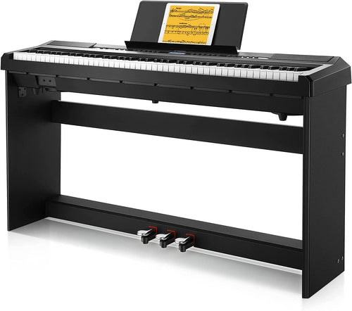 Donner DEP-20 Digitalpiano 88 Tasten Hammermechanik – Komplettset