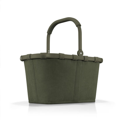 reisenthel carrybag cord dark matcha – Einkaufskorb, 22 l