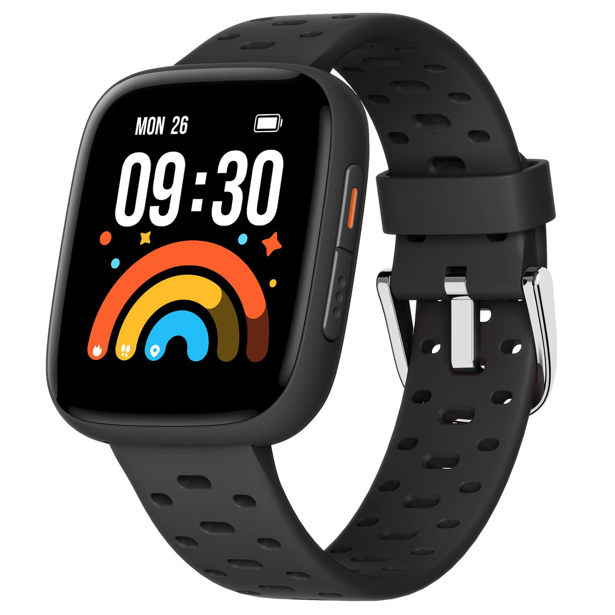 BIGGERFIVE BRAVE 3 Kinder Smartwatch 1,8" AMOLED wasserdicht Schwarz