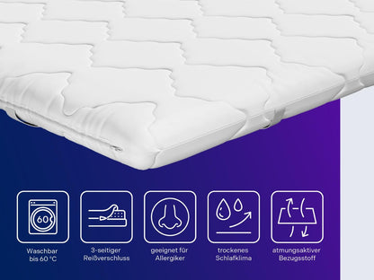 Traumnacht Orthopädischer Memory Foam Topper - 120x200 cm