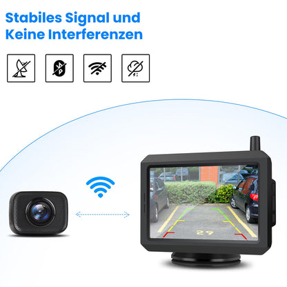 AUTO-VOX W7 Kabellos Digital Rückfahrkamera Set 5" LCD