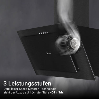 KKT KOLBE VTH6004S Dunstabzugshaube 60 cm Wandhaube Schwarz