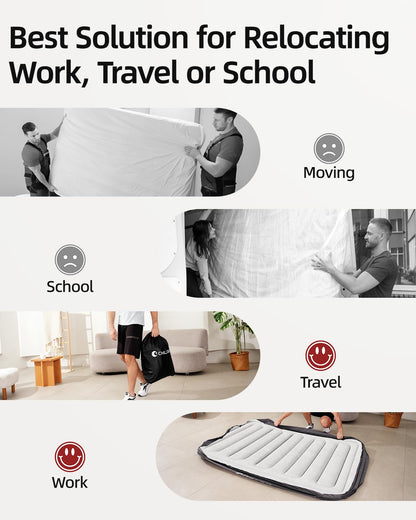 CHILLSUN Luftbett Selbstaufblasend mit Pumpe - 1 Person, 190x100cm