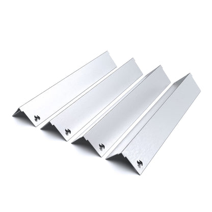teileplus24 Brennerabdeckung Edelstahl 4 Stück für Napoleon Gasgrill