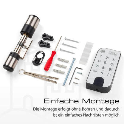 BURG-WÄCHTER ENTRYeasy 7601 PIN Türschloss mit Keypad - Schwarz