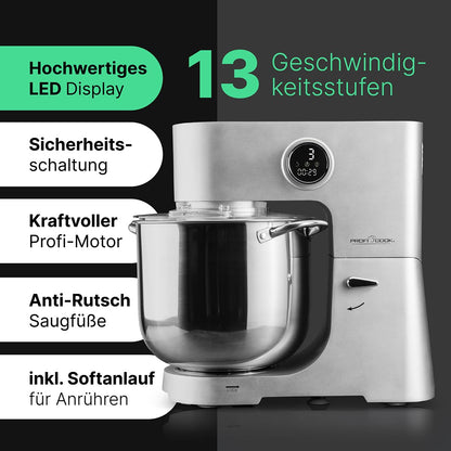 ProfiCook Küchenmaschine PC KM 1254 – 12L Schüssel 2500W
