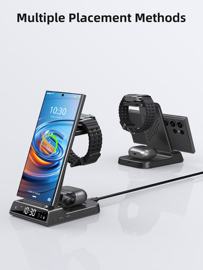 NeotrixQI XF-C01 3-in-1 kabellose Ladestation für Samsung Galaxy