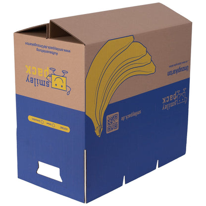 smiley pack Bananenkiste Umzugskartons zweiwellig – 30 Stück