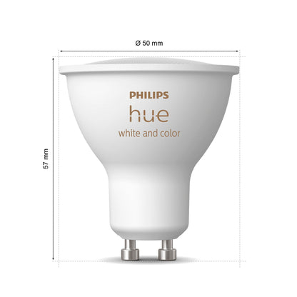 Philips Hue Starter Kit Bridge Pro + 3 GU10 LED Spots + Smart Button