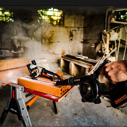 WORX WX094.9 20V Akku Werkstatt- & Laubbläser – Ohne Akku/Lader