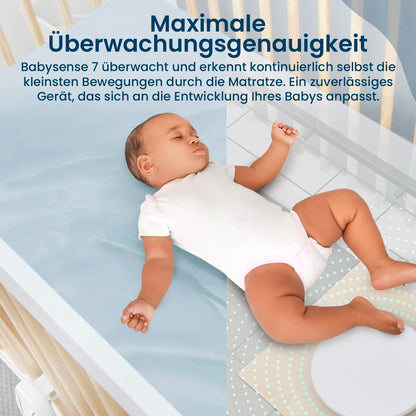 Babysense 7 Baby-Atembewegungsmonitor mit 2 Sensormatten