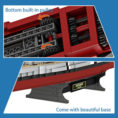 MISINI Technik FC4201 Bismarck Klemmbausteine - WWII Schlachtschiff