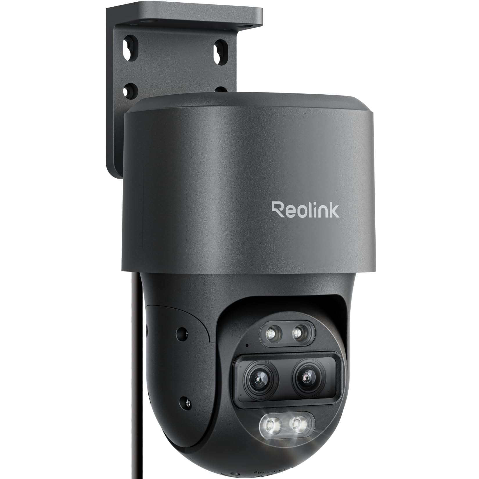 Reolink TrackMix PoE 4K PTZ Überwachungskamera aussen, Dual-Objektiv, Gehäuse in Grau
