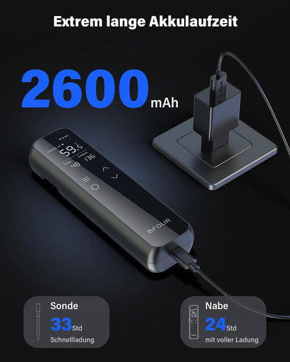 BFOUR BF-70 Grillthermometer mit WLAN & Bluetooth, 6 Sensoren