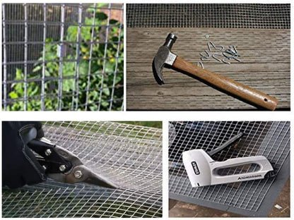 Amagabeli Wühlmausgitter Hochbeet 1.2x15m - 6.3mm verzinkt