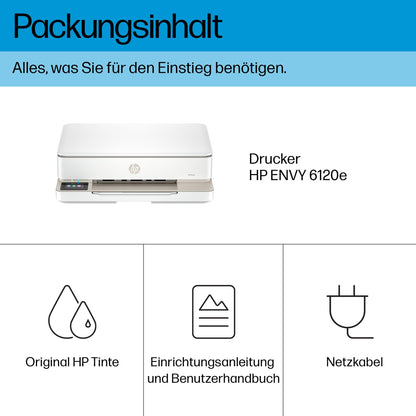 HP ENVY 6120e Multifunktionsdrucker – Drucken, Scannen, Kopieren