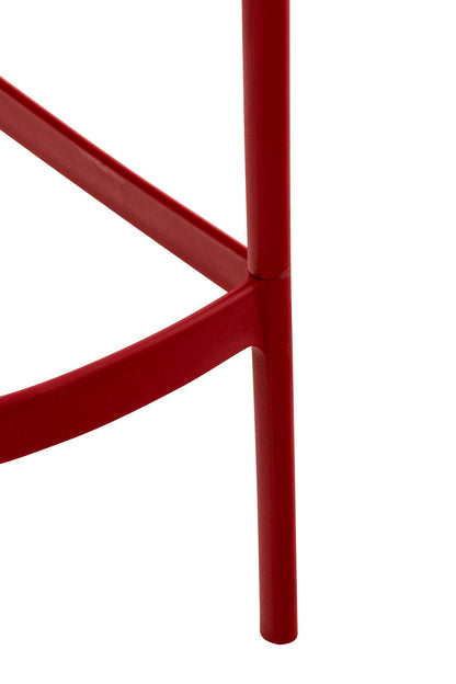 CLP Air wetterbeständiger Barhocker aus Kunststoff – Rot