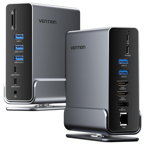 VENTION USB C Docking Station 16-IN-1 - 3 Monitore