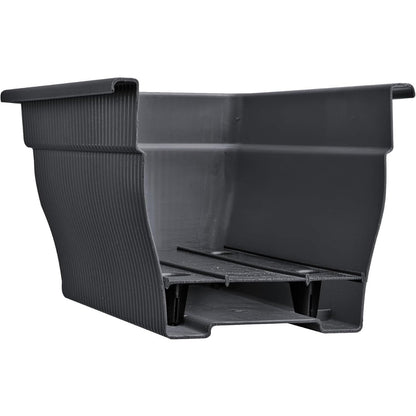 BURI Balkonkasten 100 cm mit Wasserspeicher, 6er Set, Anthrazit