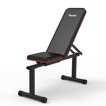 PASYOU PB200 Hantelbank verstellbar, Flach- und Schrägbank bis 300 kg