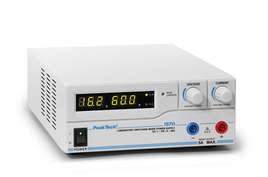 PeakTech 1570 Labornetzgerät DC 1-16V/0-60A, Schaltnetzteil