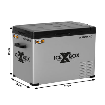 Cross Tools ICEBOX 40 Kompressor Kühlbox 37L Camping