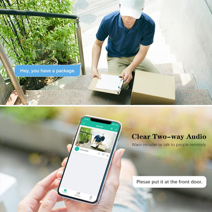 Ctronics 5MP PTZ WLAN Aussenkamera Dualband