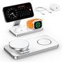 KEEPRO T8 Qi2 25 W 3-in-1 Ladestation für iPhone, Apple Watch, AirPods, faltbar, weiss