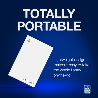 Seagate Game Drive PS4/PS5 Gaming Festplatte - 2TB Weiss
