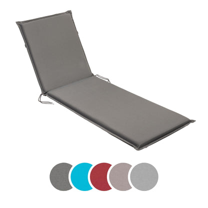 sleepling Liegenauflage Gartenliege 190x58 cm, waschbar, anthrazit