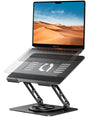 Lamicall Laptopständer 360° drehbar, faltbar, Aluminium, 10-17,3 Zoll – Halterung aus Aluminiumlegierung mit Silikonpads