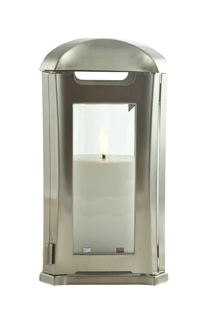 designgrab AEL5 Venezia Edelstahl-Grablampe - Silber