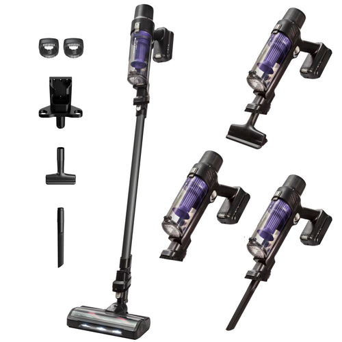 Rowenta X-PERT 7.60 Akku-Staubsauger RH6A33WO, Lila-Schwarz