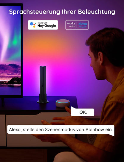 Govee Smart LED Lightbar RGBICWW, dimmbare TV-Hintergrundbeleuchtung