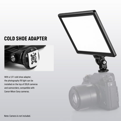 NEEWER NL-116AI LED Videolicht Panel mit Mini Stativ 3200-5600K