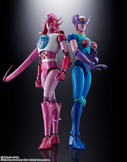 Bandai Soul Of Chogokin Sammlerfigur – GX-108 Rhein X1 + GX-11R Dianan A