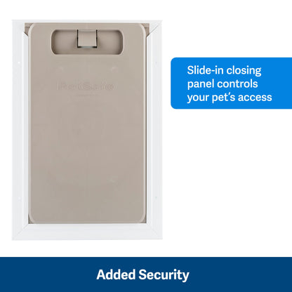PetSafe Haustiertür Teleskop-Tunnel für Hunde Katzen – Weiss, Gross