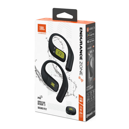 JBL Endurance Zone Open-Ear Sport-Kopfhörer, IP68, Schwarz/Limette
