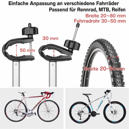 CXWXC Fahrradträger für Anhängerkupplung, 2 Fahrräder, 60 kg